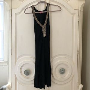 BCBGirls Black Dress with Gold Sequin